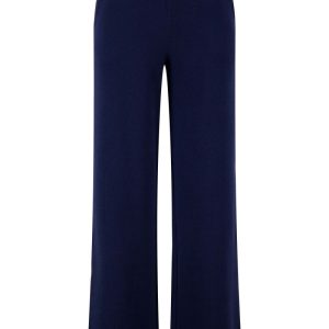 Zusss - Structuur Broek met Stretch - Summer Navy