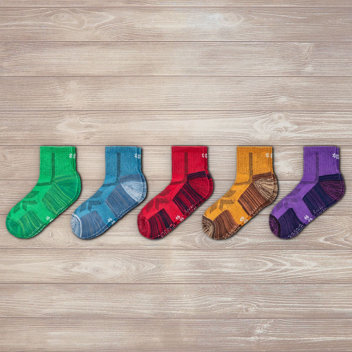 Hiking - Multicolor lage sokken (5 paar)